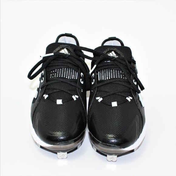 Adidas Pure Hustle Softball Cleats Black, Silver, White Women's 9 New! EG5634 - Picture 4 of 12